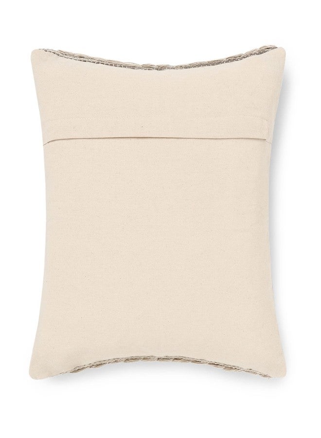 Red Earth REDEARTH · Textured Throw Pillow Cushion Covers-Woven Tufted Decorative Farmhouse Cases Set for Couch, Sofa, Bed, Chair, Dining, Patio, Outdoor; 100% Cotton (18"x18", Diamond Virgule) Pack of 2 - Image 5
